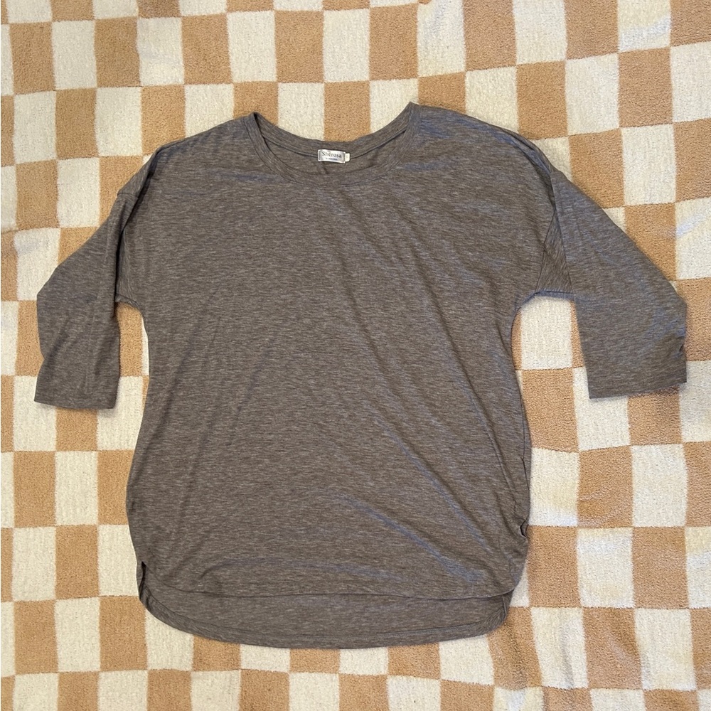 Gray Women's Tunic Top